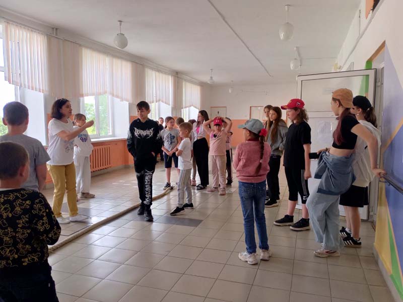 6 день летнего пришкольного лагеря .