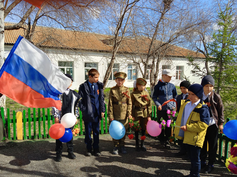 Митинг, посвященный Дню Победы.